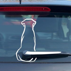 Labrador Dog Windshield Wiper Sticker Decal